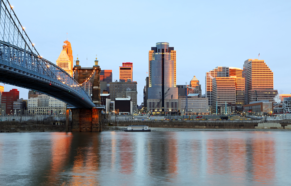 Cincinnati ohio skyline image