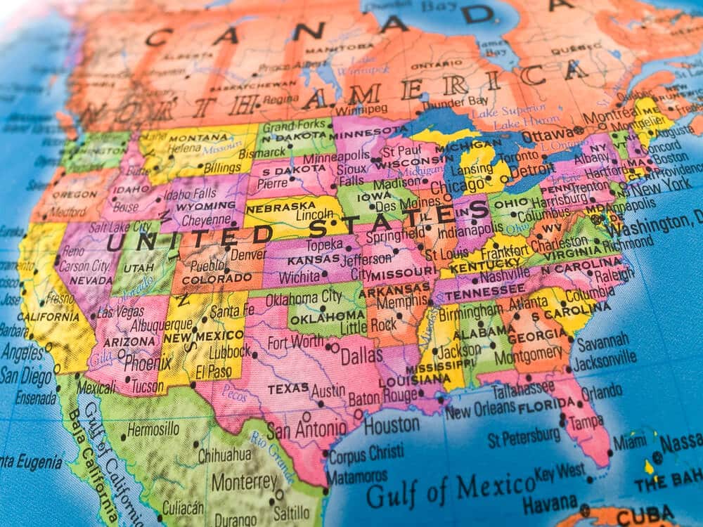 United States map image